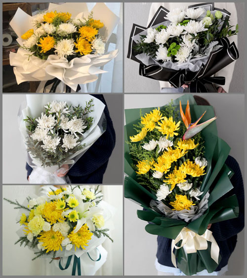 广东汕尾市海丰县陶河镇金锡村白事花束代送